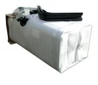 Бак топливный в сборе 500л. 1250*660*660 (дл*выс*шир) с топливозаборником, низкая горловина, полуоборотная крышка / КМЗ - фото