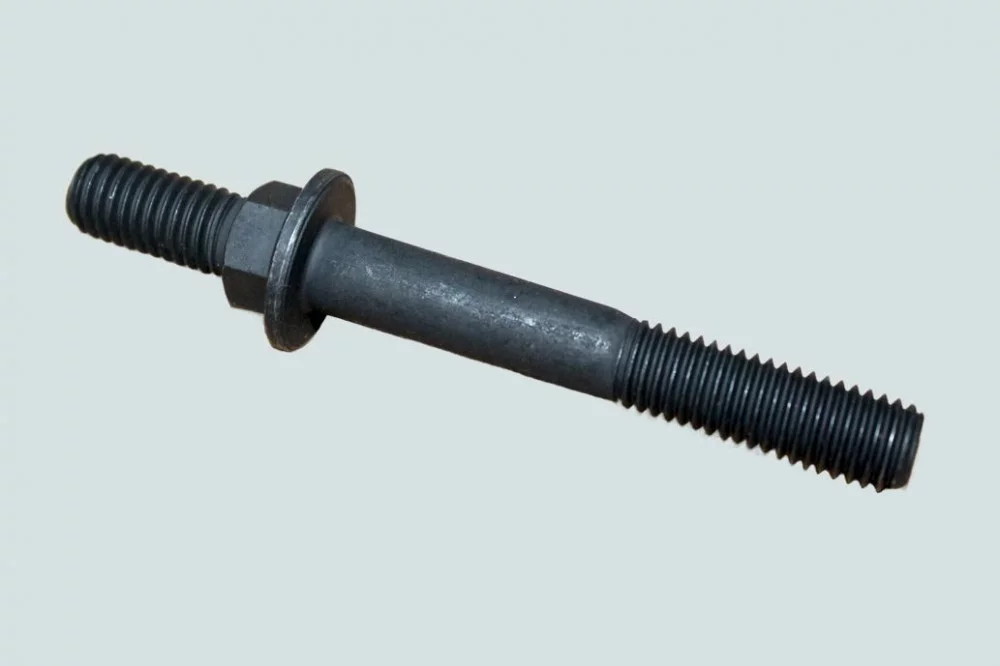 фото болт  м10х 65 х 1,5 (с фланцевой головкой, с двухсторонней резьбой) isf3.8, 4isbе, 6isbe, qsc, qsl 3944655 